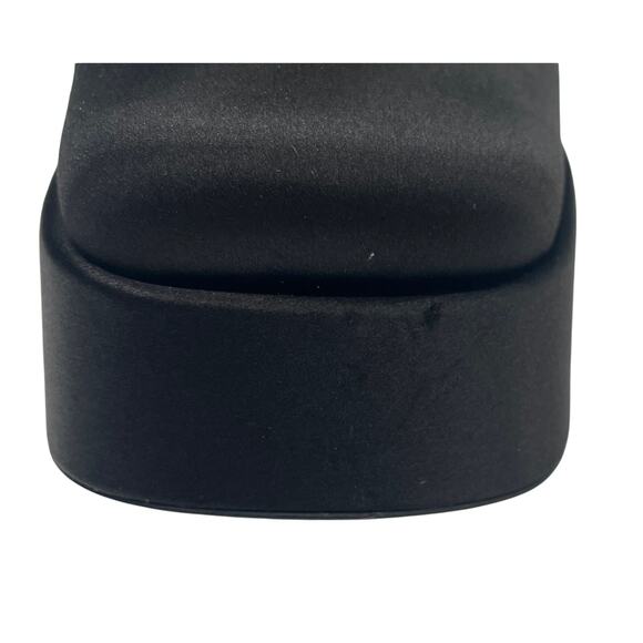 S7 VERSACE $1,525 Aevita Platform Heels w Crystals Medusa Charm Satin IT39/US9 - Picture 6 of 12